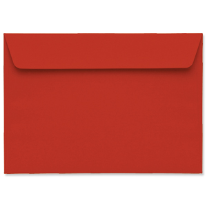 Touch Velvet Envelopes Wallet Peel and Seal 140gsm Red Velvet C5 Ref V643 [Pack 50]