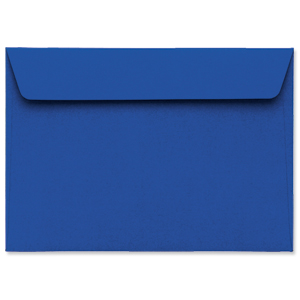Touch Velvet Envelopes Wallet Peel and Seal 140gsm Royal Blue C5 Ref V644 [Pack 50]