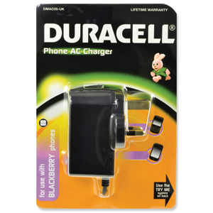 Duracell Micro USB AC Wall Charger for Blackberry Samsung HTC Motorola Ref DMAC05-UK