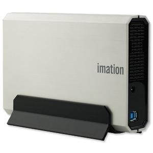 Imation Apollo D300 Expert External Hard Drive USB 3.0 with Stand & Backup Software 1TB Ref i25806