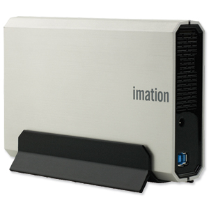 Imation Apollo D300 Expert External Hard Drive USB 3.0 with Stand & Backup Software 2TB Ref i25807