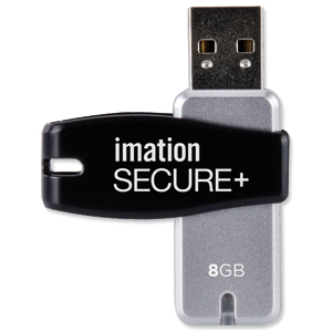 Imation SECURE Plus Hardware Encrypted Flash Drive USB 2.0 8GB Ref i25895