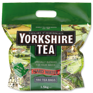 Yorkshire Tea Bags for Hardwater Ref 1039 [Pack 480]