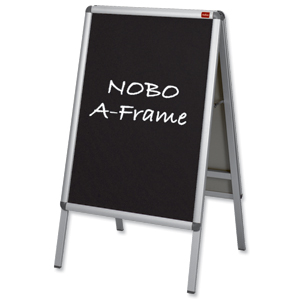 Nobo Blackboard Insert for Clip A Frame A1 [Pack 2]