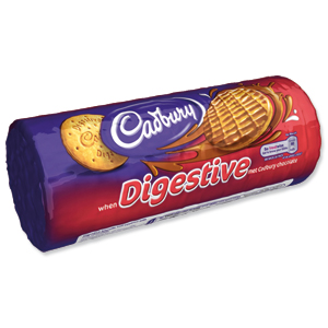 Cadbury Milk Chocolate Digestive Biscuits 300g Ref 12595 [Pack 12]