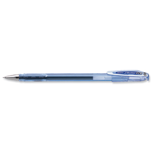 Zebra RX Rollerball Gel Ink Stick Pen Fine Blue Ref 17792 [Pack 12]