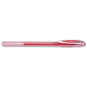 Zebra RX Rollerball Gel Ink Stick Pen Fine Red Ref 17793 [Pack 12]