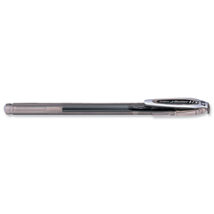 Zebra RX Rollerball Gel Ink Stick Pen Medium Black Ref 17771 [Pack 12]