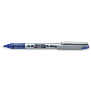 Zebra AX5 Rollerball Liquid Ink Pen Fine Blue Ref 15982 [Pack 10]