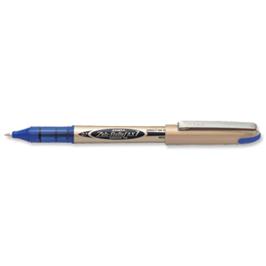 Zebra AX7 Rollerball Liquid Ink Pen Medium Blue Ref 15992 [Pack 10]