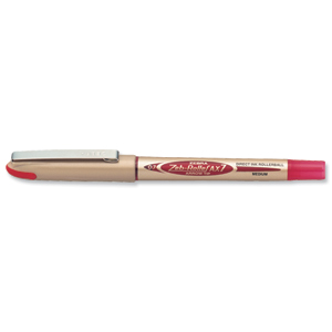 Zebra AX7 Rollerball Liquid Ink Pen Medium Red Ref 15993 [Pack 10]