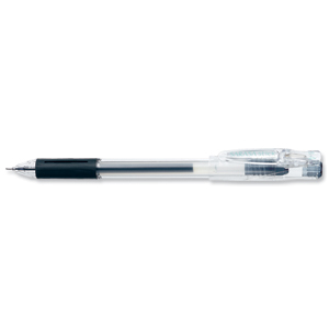 Zebra Sarasa Clip Gel Pen Extra Fine Tip 0.4mm Black Ref 14301 [Pack 12]