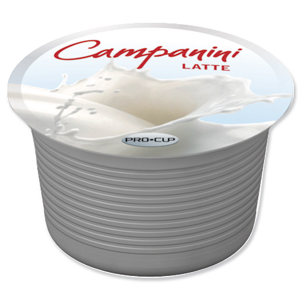 Campanini Latte Coffee Capsules 16 per Box Ref 1197 [6 Boxes]
