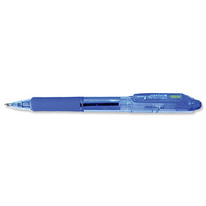 Zebra Jimnie Retractable Ball Pen Medium Blue Ref 22020 [Pack 12]