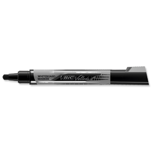 Bic Velleda Whiteboard Marker Liquid Ink Black 902096 [Pack 12]