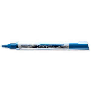 Bic Velleda Whiteboard Marker Liquid Ink Blue 902087 [Pack 12]