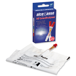 AlcoSense Breathalyser Singles Kit  Ref 5001113 [Pack 2]