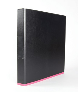 Elba myColour Ring Binder 2 O-Rings A4 Black and Pink Ref 400019115 [Pack 10]