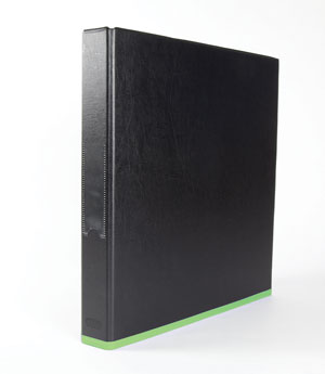 Elba myColour Ring Binder 2 O-Ring A4 Black and Lime Ref 400019116 [Pack 10]