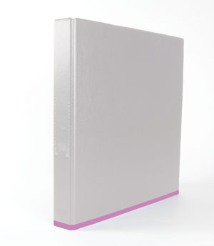Elba myColour Ring Binder 2 O-Rings A4 White and Pink Ref 400019140 [Pack 10]
