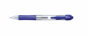 Gel Rollerball Pen Retractable 0.7mm Line 0.5mm Blue Ref GP110202Blu [Pack 12]
