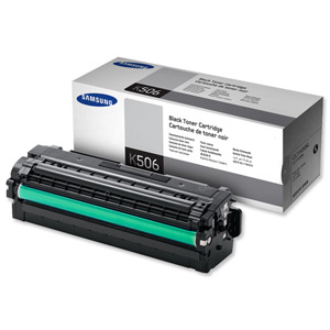 Samsung Laser Toner Cartridge High Yield Page Life 6000pp Black Ref CLT-K506L/ELS Ident: 832C