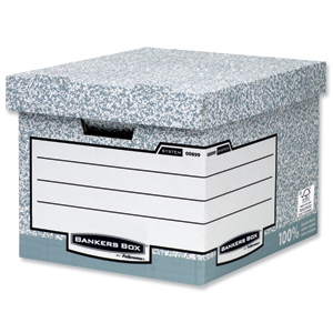 Fellowes Bankers Box Heavy Duty Standard Storage Box Ref 0089901 [Pack 10]