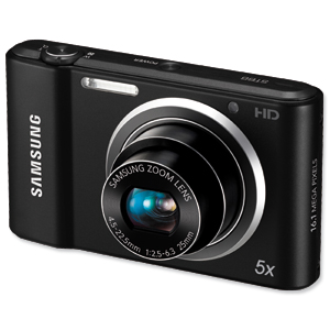 Samsung ST66 16.1MP Digital Camera Black Ref EC-ST66ZZFPBGB