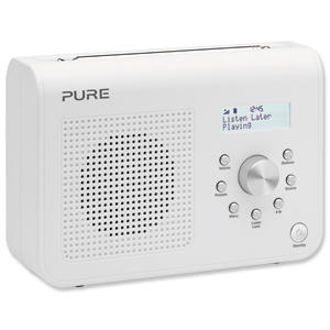 Pure ONE Classic Radio Series II DAB and FM Portable White VL-61682
