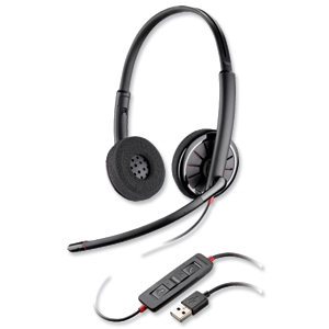 Plantronics Blackwire Binaural C320-M Headset Ref 85619-01