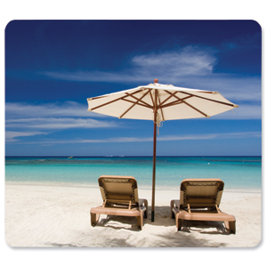 Fellowes Earth Series Recycled Mousepad Beach Chairs Ref 5909501
