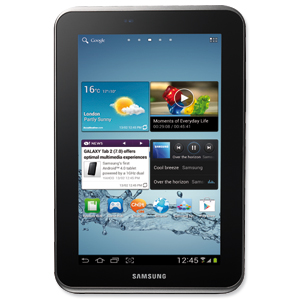 Samsung Galaxy Tab 2 7.0 Tablet 3G WiFi Camera Bluetooth 16GB Ref GT-P3100TSEBTU