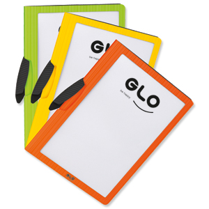 GLO Report File Clip Close A4 Assorted [Pack 12]