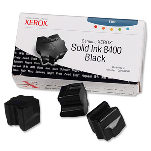 Xerox Ink Sticks Solid Page Life 3400pp Black [for 8400] Ref 108R00604 [Pack 3]