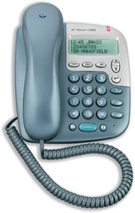 BT Decor 1300 Telephone Hands-free 100 Number Directory Grey Silver Ref DEC1299