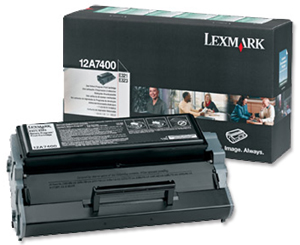 Lexmark E321/323 Return Program Laser Toner Cartridge Page Life 3000pp Black Ref 12A7400