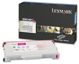 Lexmark C510 Laser Toner Cartridge High Yield Page Life 6600pp Magenta Ref 20K1401