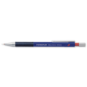 Staedtler 775 Mars Micro Automatic Pencil with Rubber Grip and Cushioned 0.5mm Lead Ref 775-05 [Pack 10]