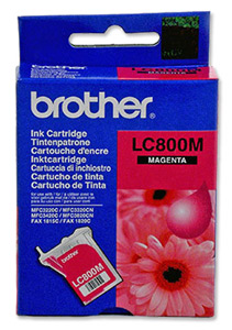 Brother Inkjet Cartridge Page Life 400pp Magenta [for MFC3200C] Ref LC800M