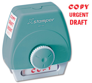 Xstamper 3-in-1 Word Stamp - Copy - Urgent - Draft Ref WS8507