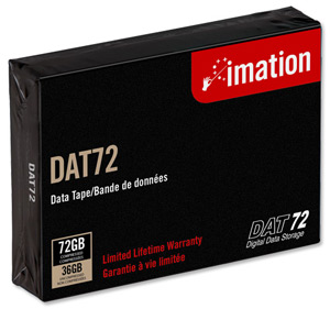 Imation DAT 72 Data Tape Cartridge 3MB/s 36-72GB Ref 17204
