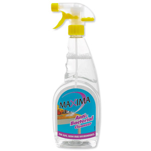 Maxima Antibacterial Surface Cleanser Disinfecting Trigger Spray 750ml Ref VMAXABC2 [Pack 2]
