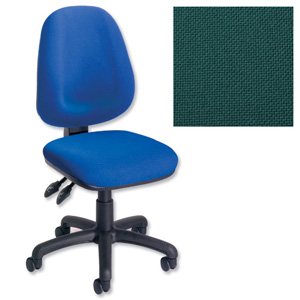 Trexus Plus High Back Chair Asynchronous W460xD450xH480-590mm Backrest H520mm Pyra Green