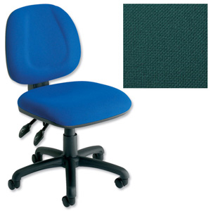 Trexus Plus Medium Back Chair Permanent Contact W460xD450xH480-590mm Back H400mm Pyra Green