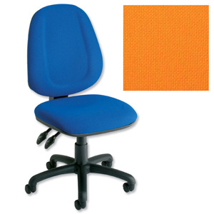 Trexus Plus High Back Chair Permanent Contact W460xD450xH480-590mm Backrest H520mm Pyra Daffodil