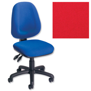 Trexus Plus High Back Chair Asynchronous W460xD450xH480-590mm Backrest H520mm Pyra Red
