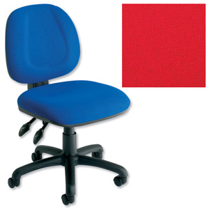 Trexus Plus Medium Back Chair Permanent Contact W460xD450xH480-590mm Back H400mm Pyra Red