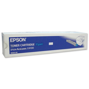 Epson Laser Toner Cartridge Page Life 8000pp Cyan Ref S050146