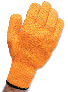 CPD Knitted Grip Gloves [Pair] High Grip PVC Lattice One Size Ref VBLCG1