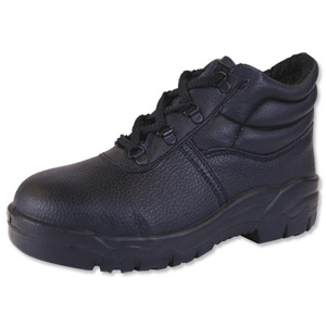 Dealer Workwear Safety Boot with Steel Toecap and Midsole Size 8 Ref DWSB8